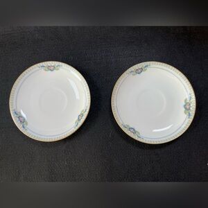 2 Noritake Saucers, Montclair